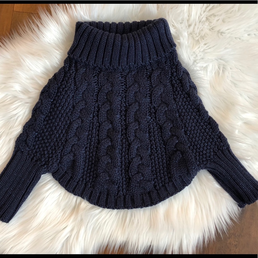 Baby Poncho Sweater , 6 Months